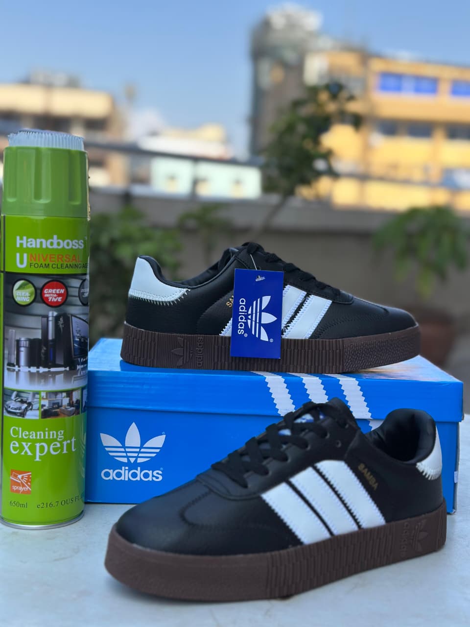 Samba Double Sole Coral White 2